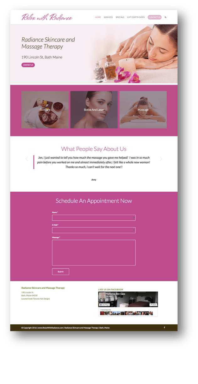website web design