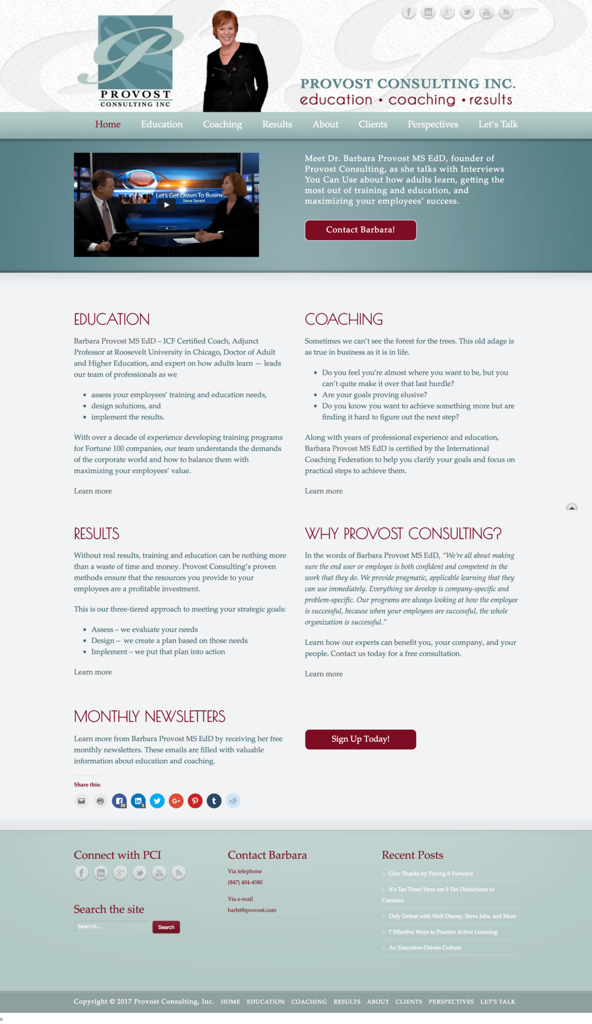 consultant website | consulting web design