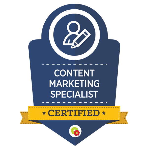 digital marketer content marketing specialist certified