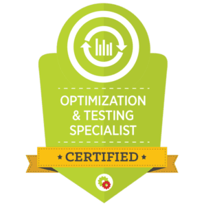 Digital Marketer Optimization and Testing Specialist Certification