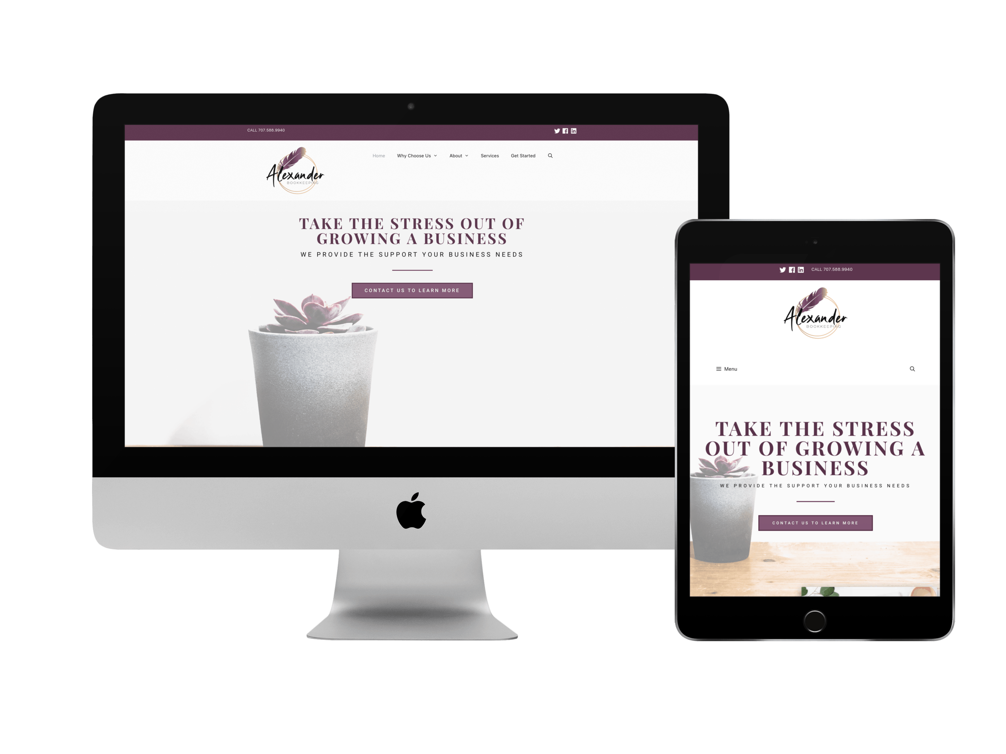 Website Mock Up Marketecs