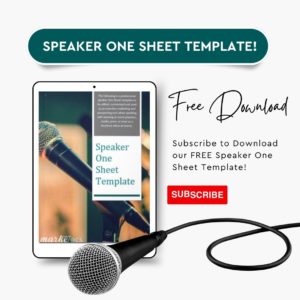 Free Speaker One Sheet