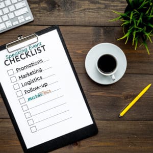 Speaker Event Checklist